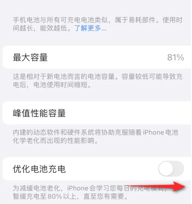 平远苹果15维修分享iPhone15充电到80%就充不进电了怎么办 