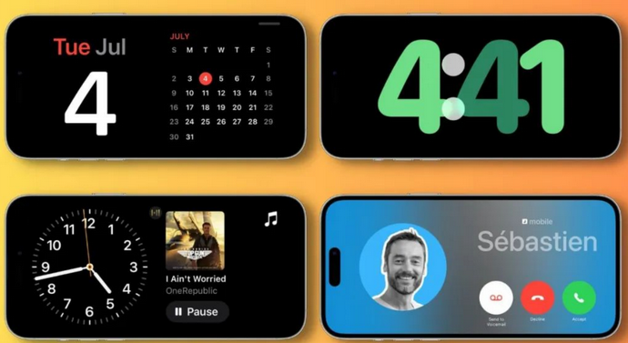 平远苹果手机维修分享iOS17横屏充电待机显示有什么好处 